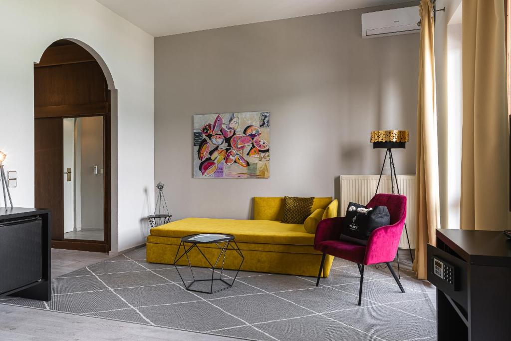 Posezení v ubytování Hotel Parks
