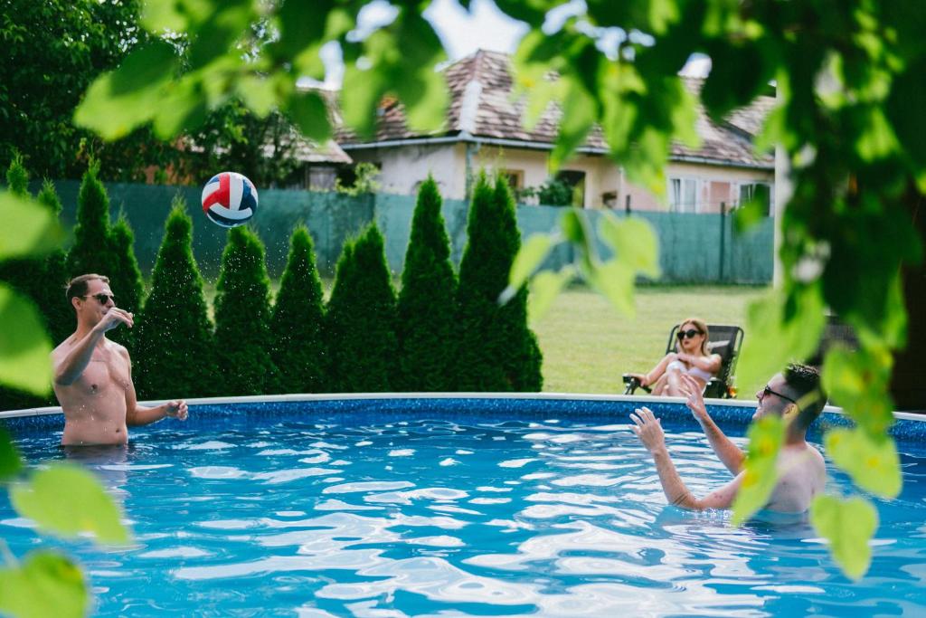 The swimming pool at or close to FARMAOBECKOV sk