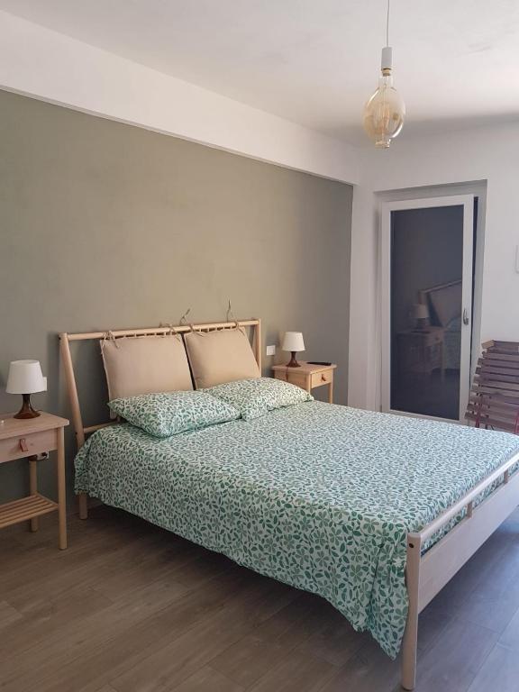 Łóżko lub łóżka w pokoju w obiekcie Agriturismo La Costa dei Trabocchi