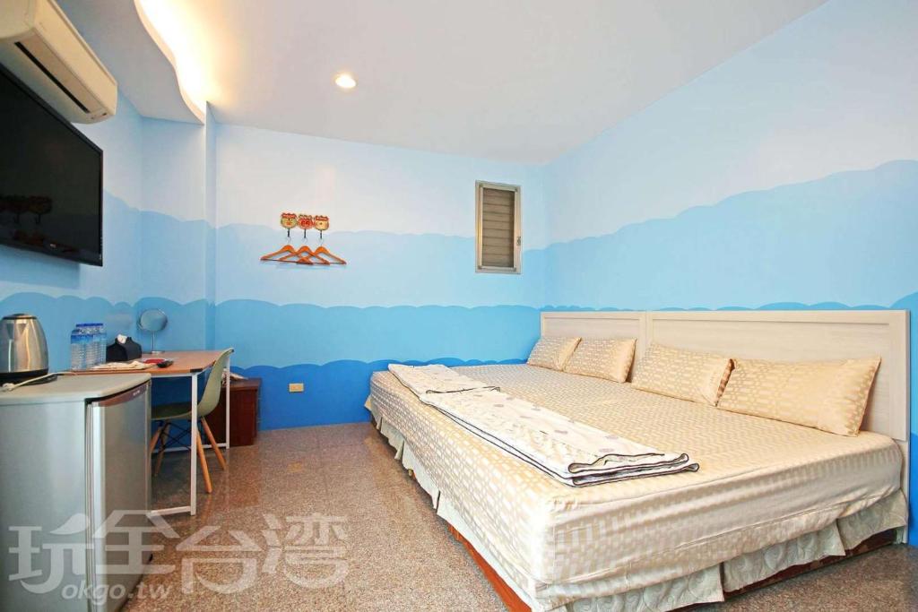 Pingguo De Jia Du Jia Homestay - Pièce Quadruple Avec Balcon