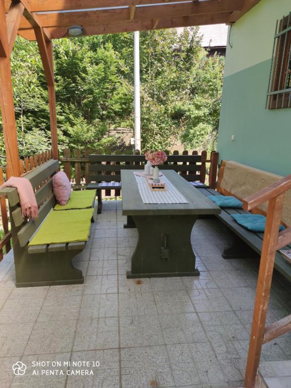 Balkón nebo terasa v ubytování Holiday Home U Ryšavých