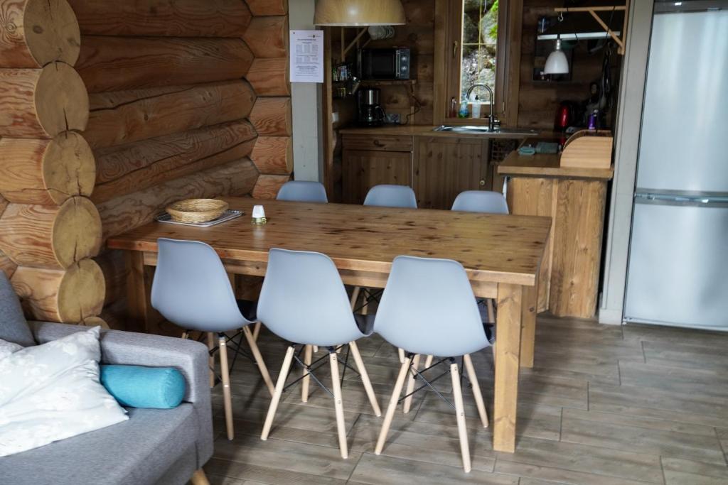 Kuchyňa alebo kuchynka v ubytovaní Lengalm Hütten I & II mit Sauna