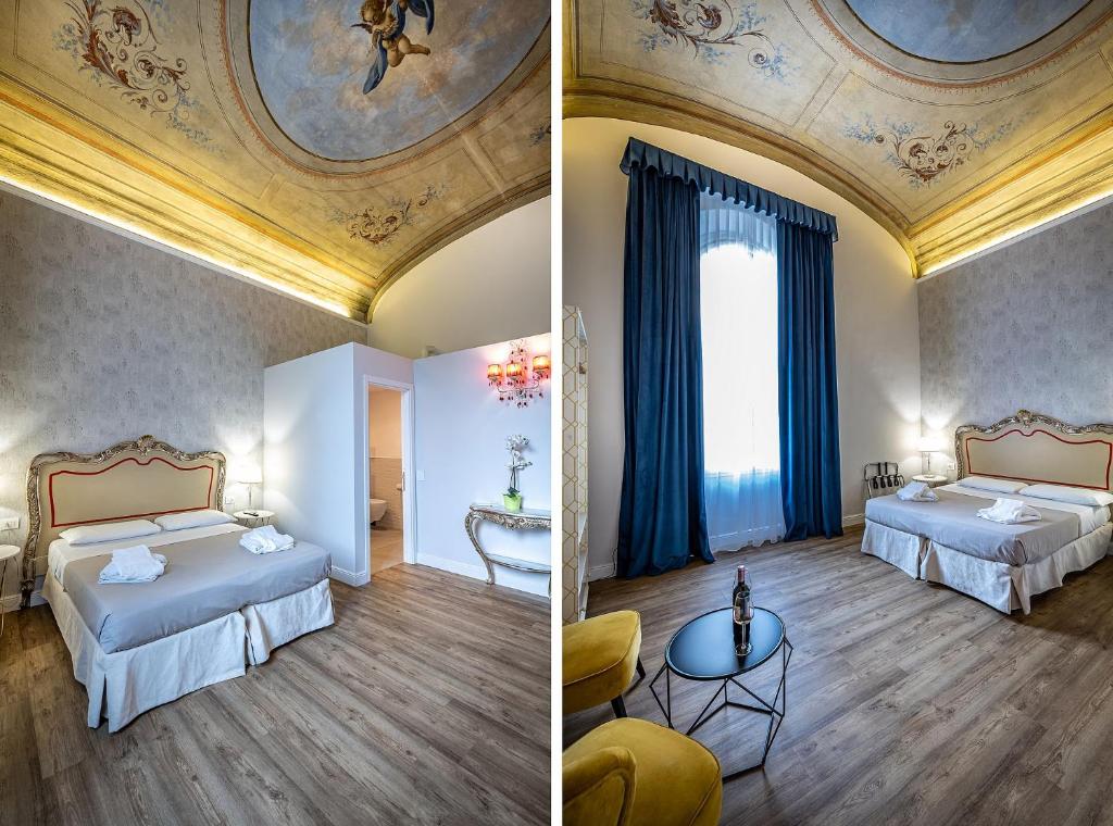 Posteľ alebo postele v izbe v ubytovaní Residenza D'Epoca Al Numero 8