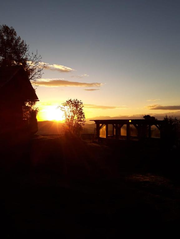 The sunrise or sunset as seen from Az apartmant or nearby