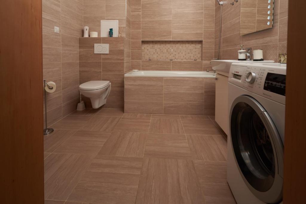 Kúpeľňa v ubytovaní Apartman A&M