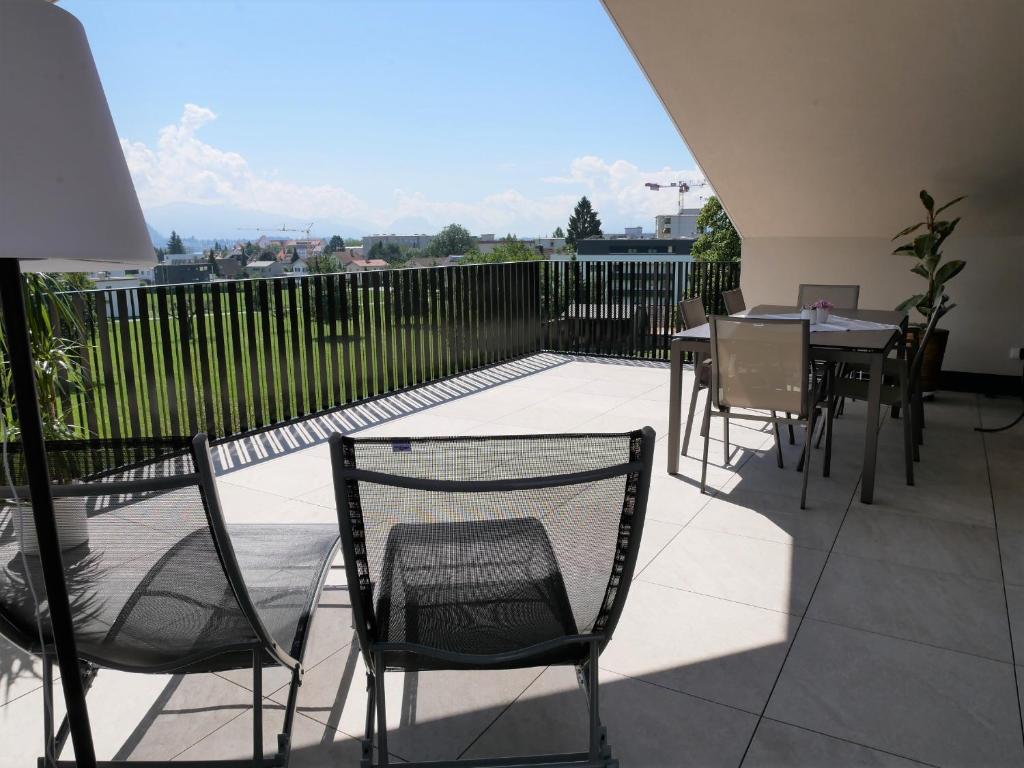 Balkón nebo terasa v ubytování Penthouse 37th HEAVEN (ca. 90m²)