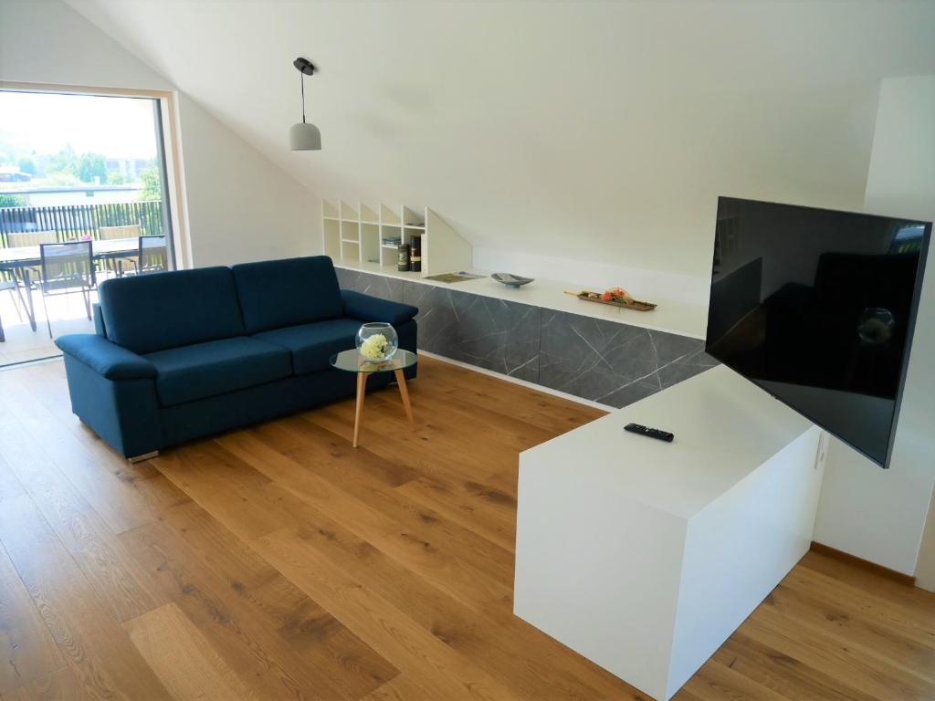 Posezení v ubytování Penthouse 37th HEAVEN (ca. 90m²)