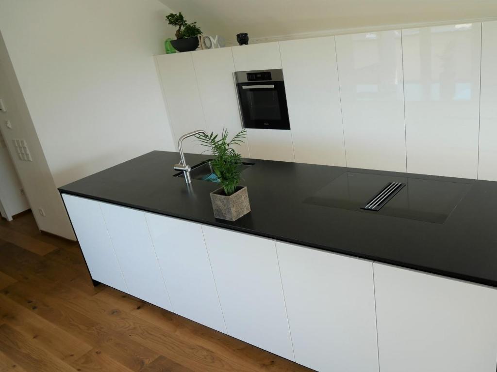 Kuchyň nebo kuchyňský kout v ubytování Penthouse 37th HEAVEN (ca. 90m²)
