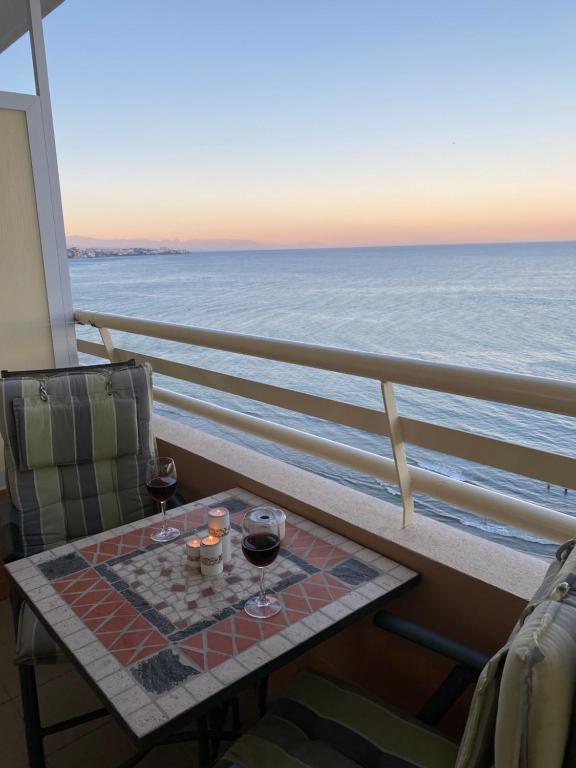 En generel havudsigt eller havudsigten taget fra lejligheden