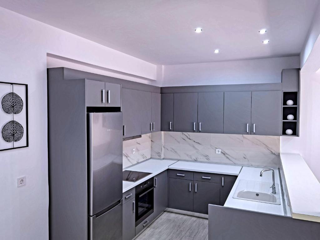 Kuchyňa alebo kuchynka v ubytovaní Rodini House