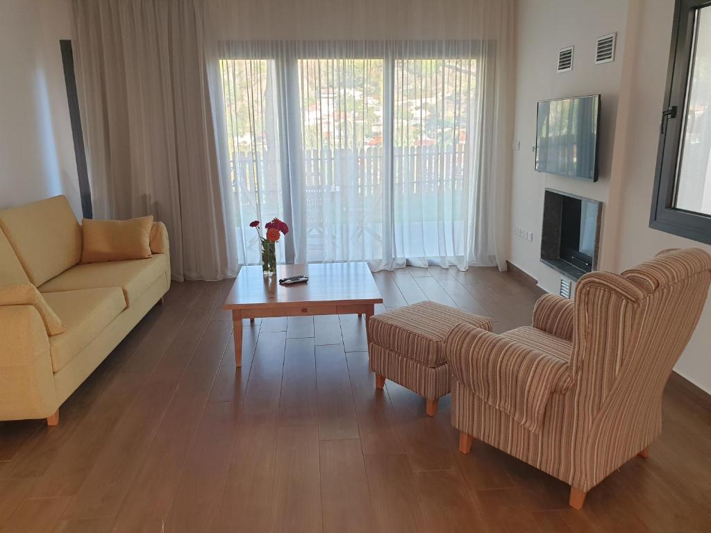 Posezení v ubytování Melissonas Villas