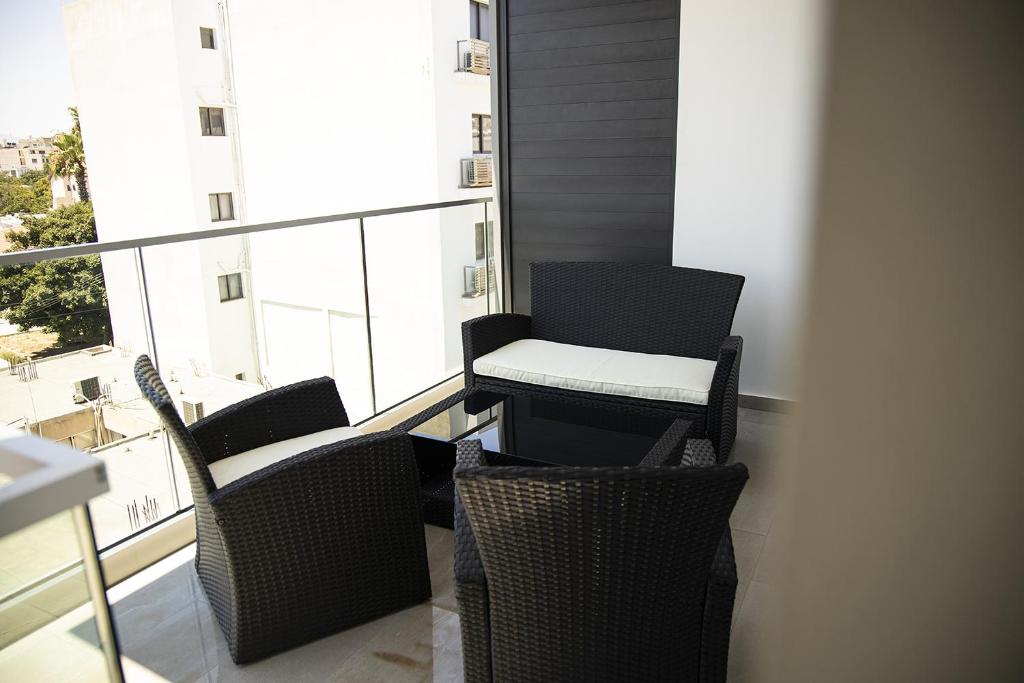 พื้นที่นั่งเล่นของ Jimmy's Suites