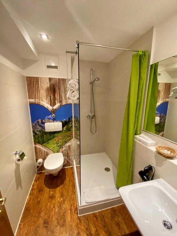 Koupelna v ubytování Gasthof-Hotel Höhensteiger