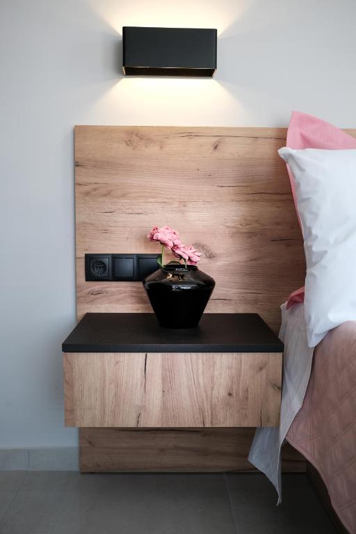 Postel nebo postele na pokoji v ubytování cobalt aqua