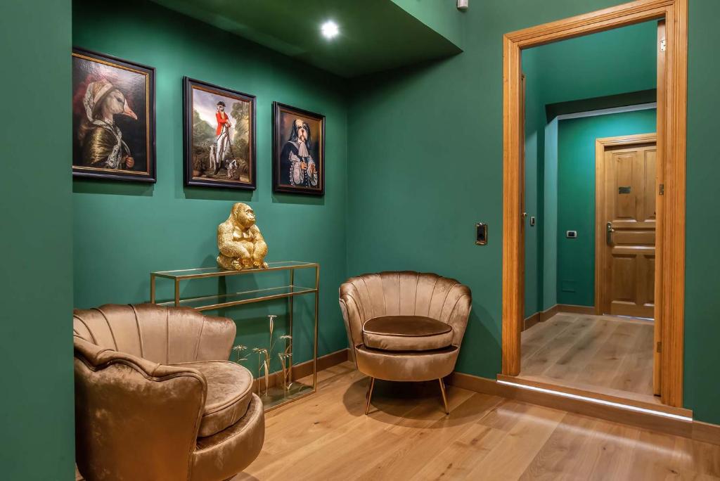 Posezení v ubytování Hotel Paba
