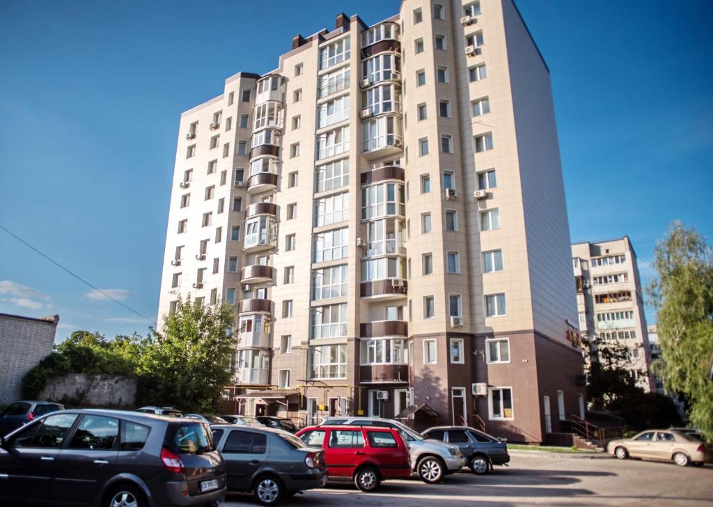 Budova, kde se aparthotel nachází