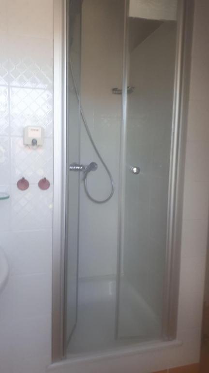 Koupelna v ubytování Hotel Pension Am Engelsberg