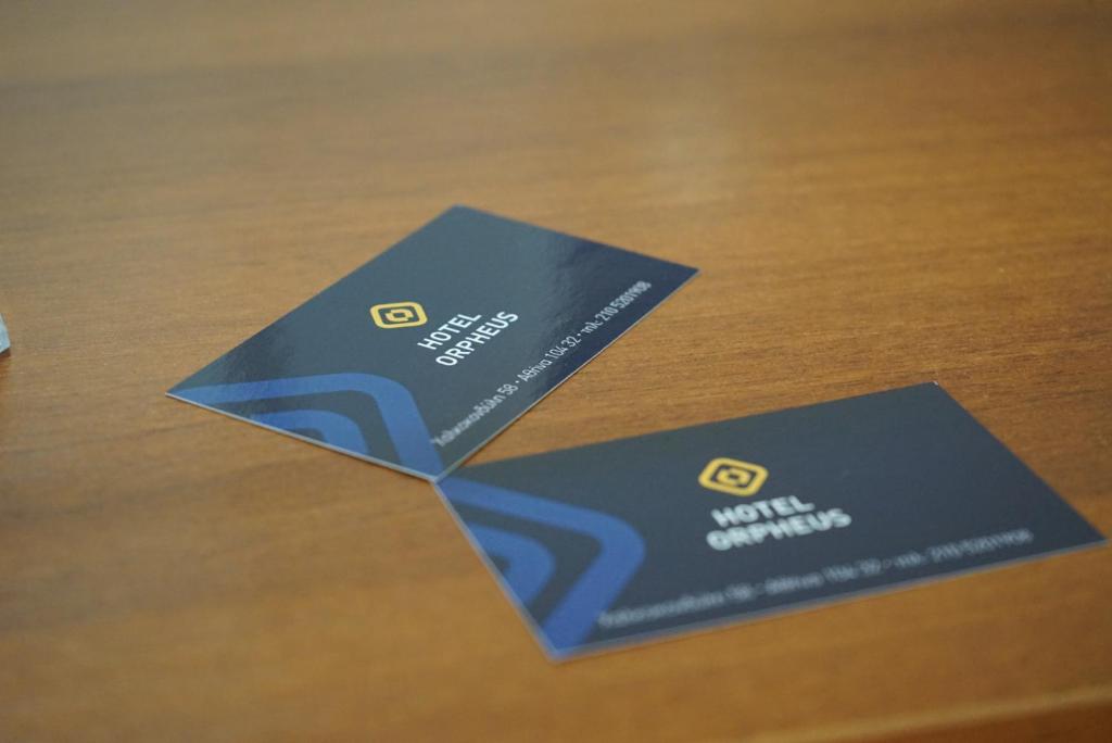 Certifikát, hodnocení, plakát nebo jiný dokument vystavený v ubytování Orpheus Hotel