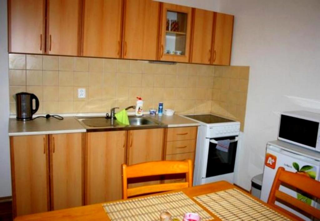 Kuchyň nebo kuchyňský kout v ubytování Ubytování Sušice