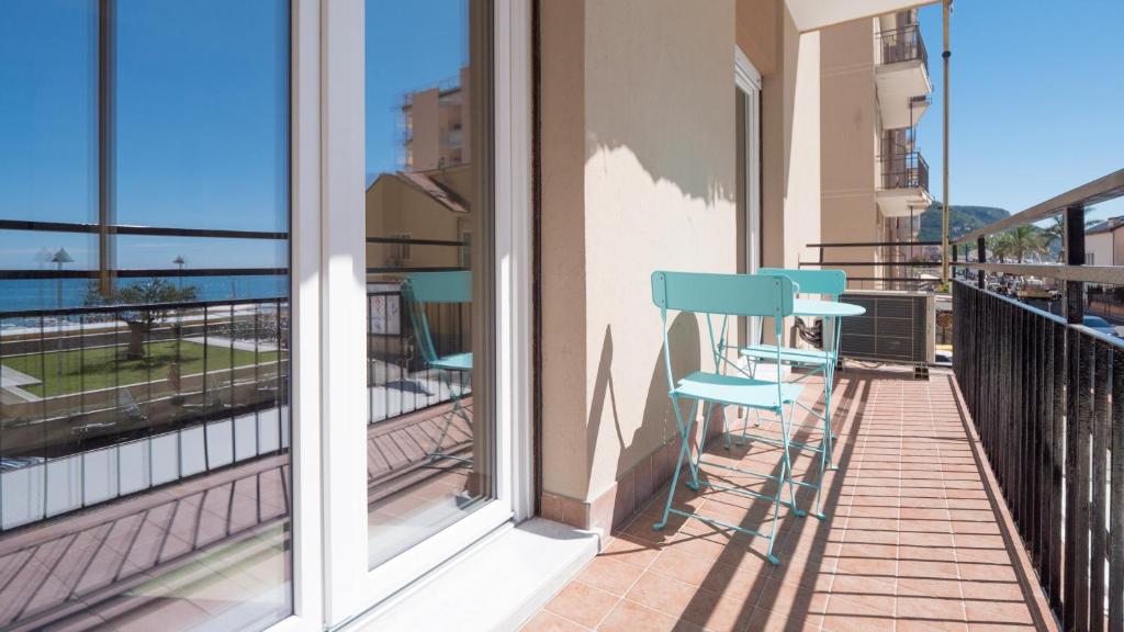 Balkon lub taras w obiekcie Babyaccommodation Family Experience II