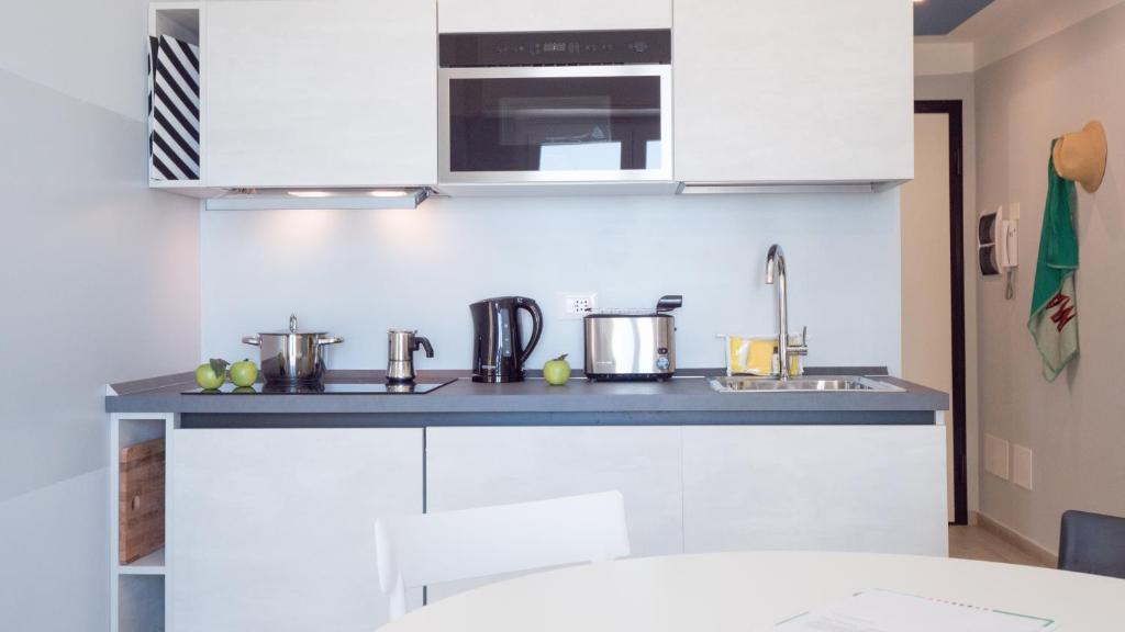 Kuchnia lub aneks kuchenny w obiekcie Babyaccommodation Family Experience II