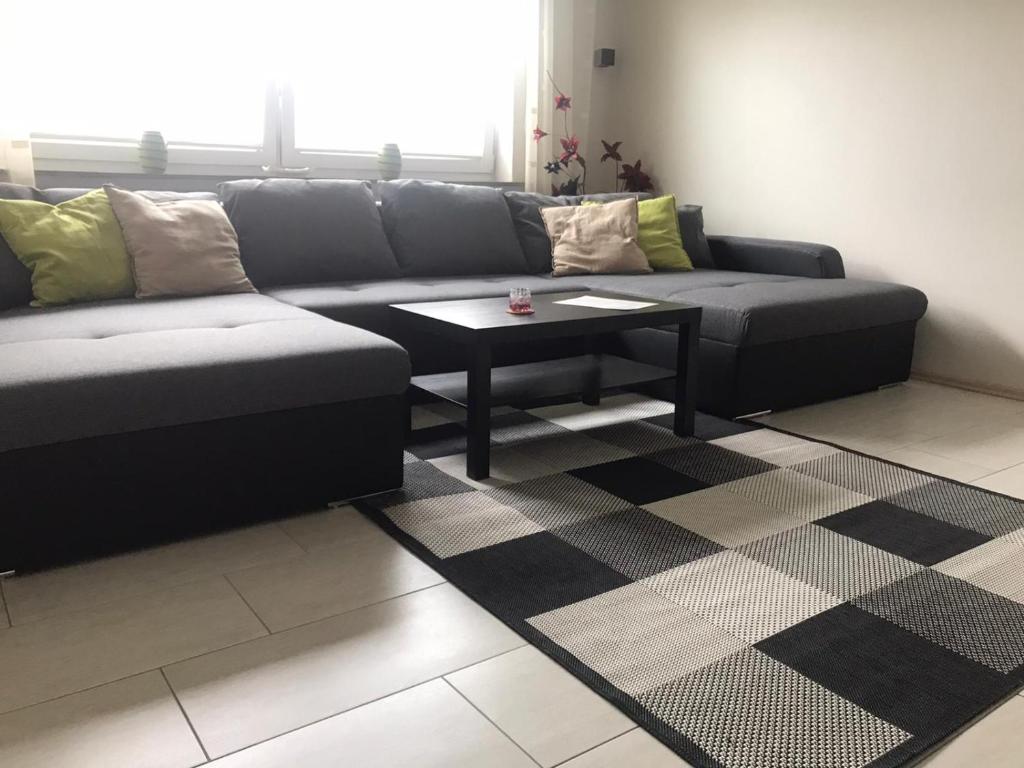 Posezení v ubytování Ferienwohnung am DOC