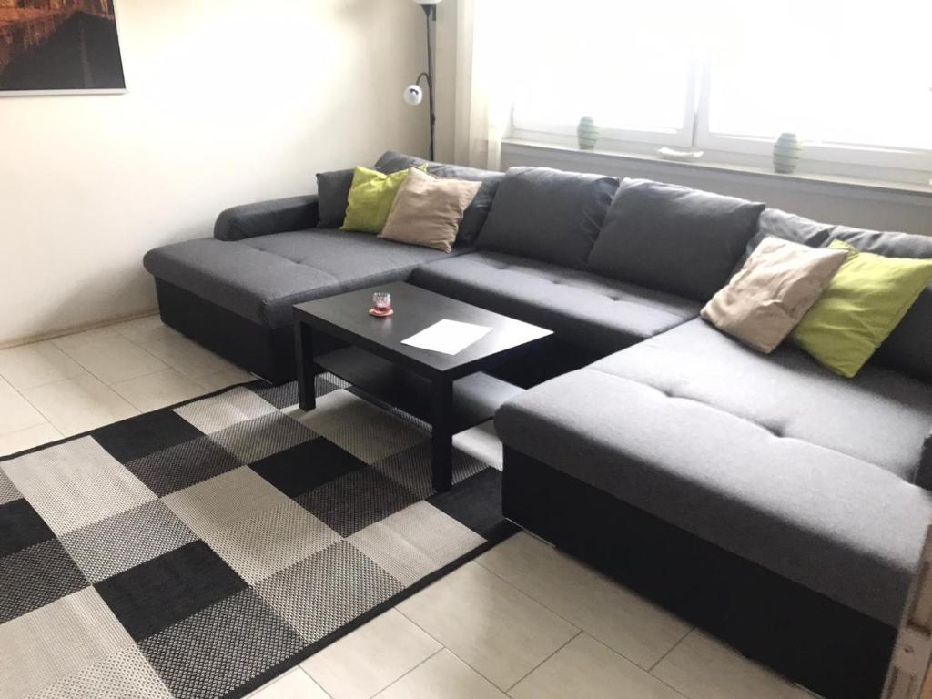 Posezení v ubytování Ferienwohnung am DOC