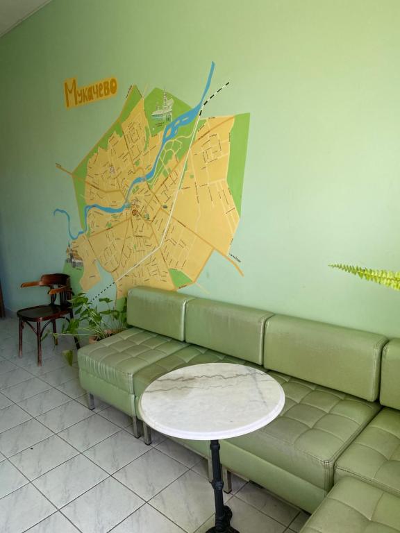 Posezení v ubytování Centre Hostel