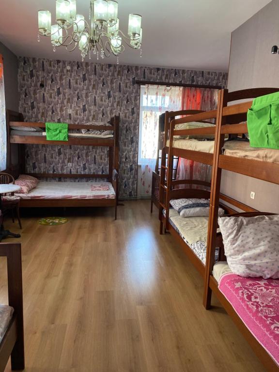 Postel nebo postele na pokoji v ubytování Centre Hostel