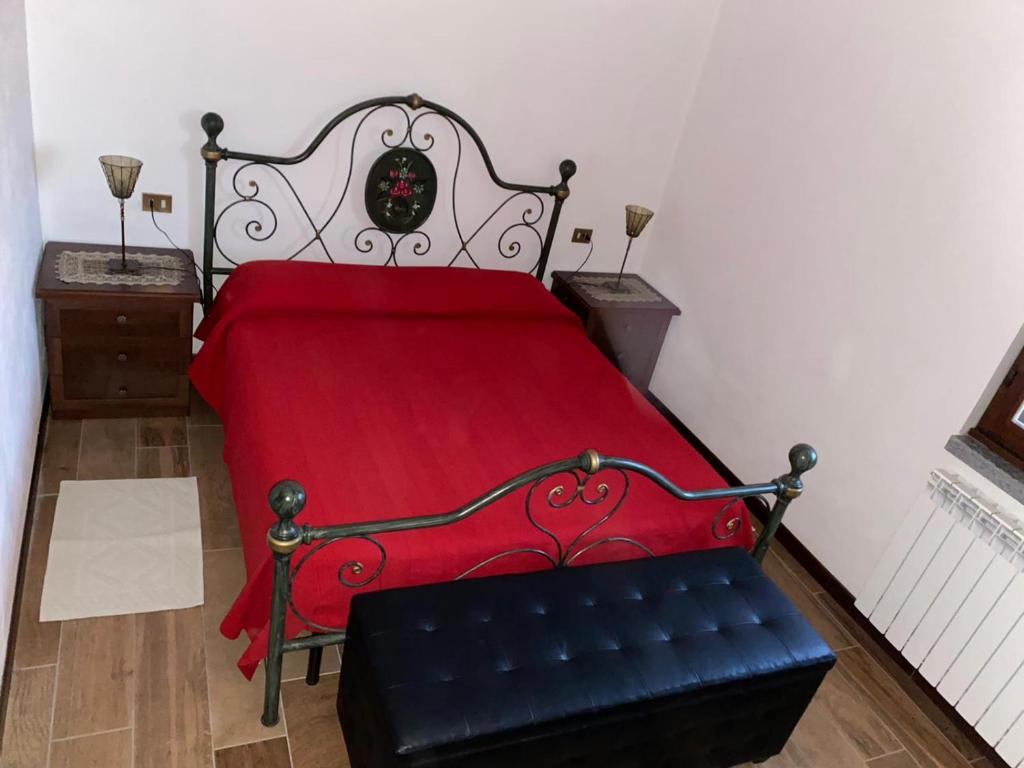 Postel nebo postele na pokoji v ubytování B&B Monteguzzo