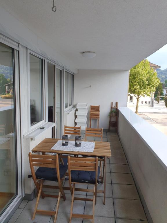 Balkón nebo terasa v ubytování Ferienwohnung Anjele