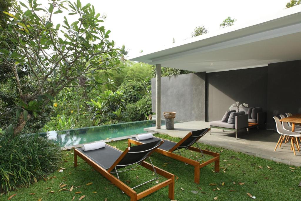 Bazén v ubytování Aria Villas Ubud nebo v jeho okolí