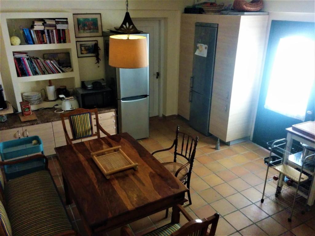 Kuchyň nebo kuchyňský kout v ubytování El Mar House Parga