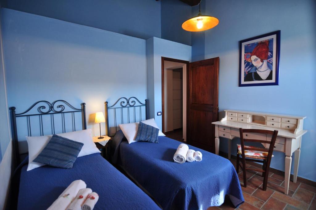 Postel nebo postele na pokoji v ubytování Linearis Holiday House