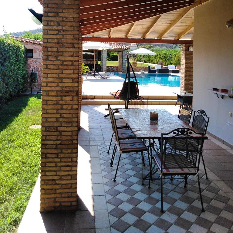 Bazén v ubytovaní Ermioni Villas alebo v jeho blízkosti