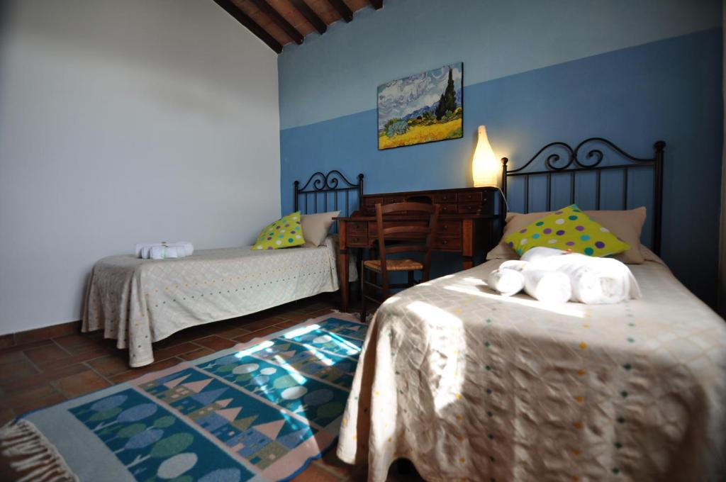 Postel nebo postele na pokoji v ubytování Linearis Holiday House