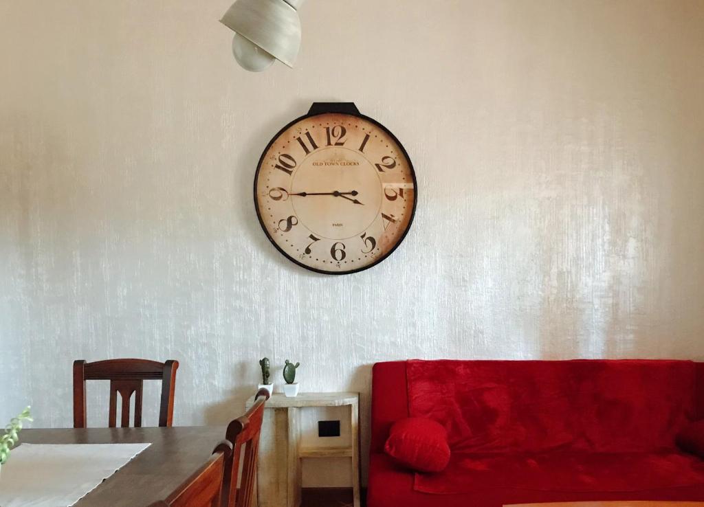 Posezení v ubytování casa TRE19