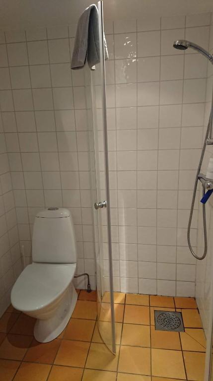 Koupelna v ubytování Hotell Repet