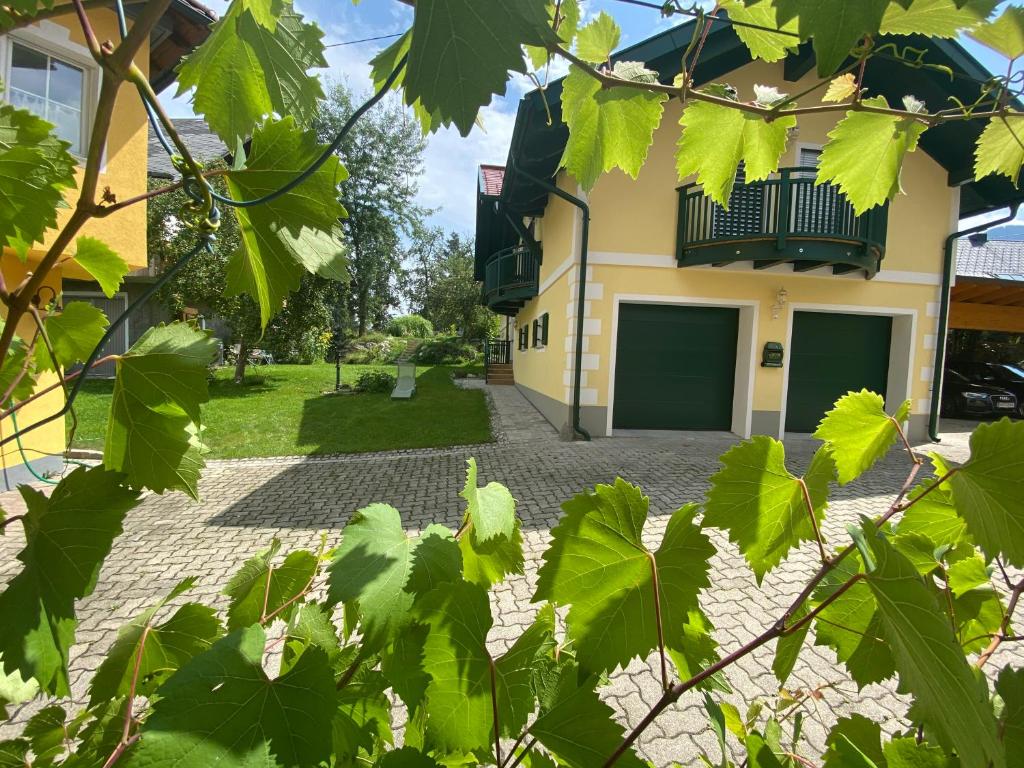 A garden outside Apartments Edelweiß & Enzian - Gästehaus zum Fuchs
