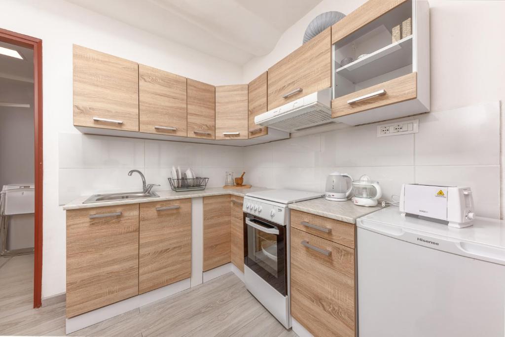 Kuchyňa alebo kuchynka v ubytovaní CASA CAMELIE