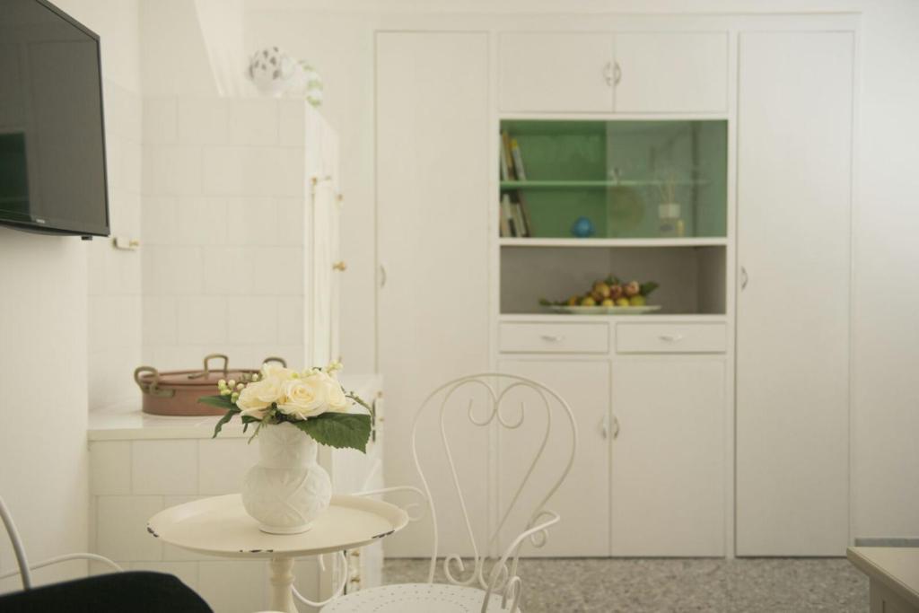 Kuchyň nebo kuchyňský kout v ubytování Dimora Cappuccini Guest House