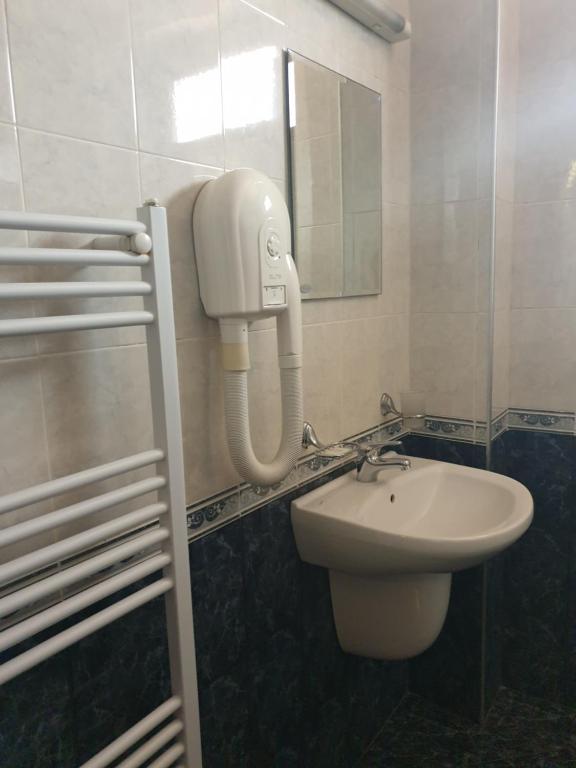 Koupelna v ubytování Guesthouse Kiritsovi
