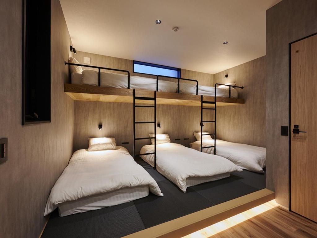 Katil atau katil-katil dalam bilik di Colors Hakata 1F - Vacation STAY 90008
