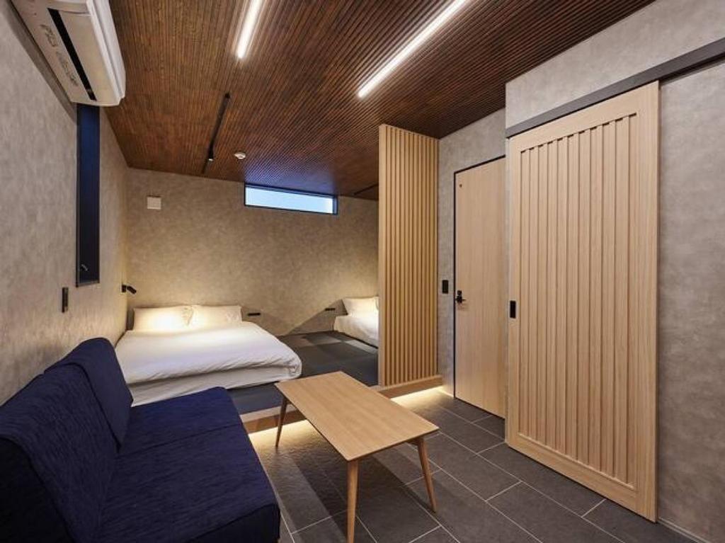 Katil atau katil-katil dalam bilik di Colors Hakata 1F - Vacation STAY 90046