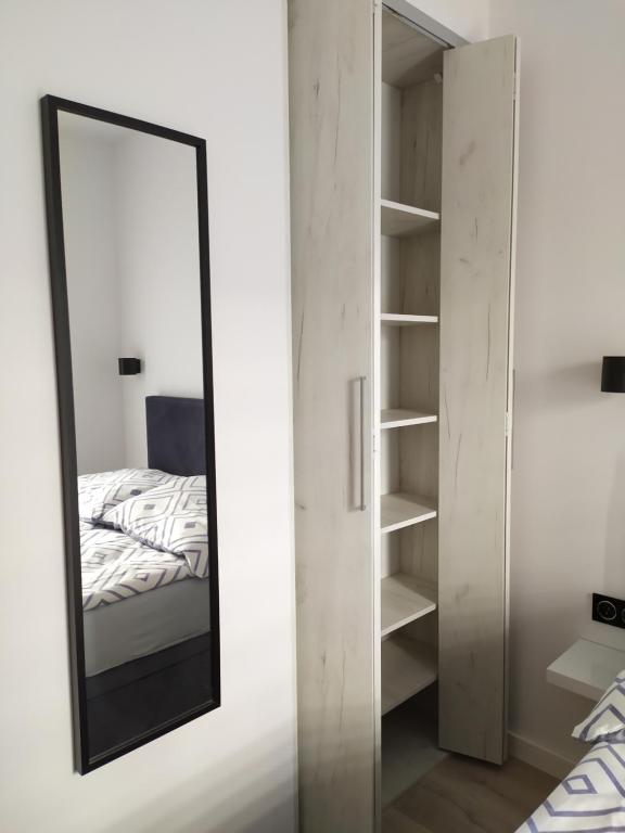Posteľ alebo postele v izbe v ubytovaní Apartament Lenka