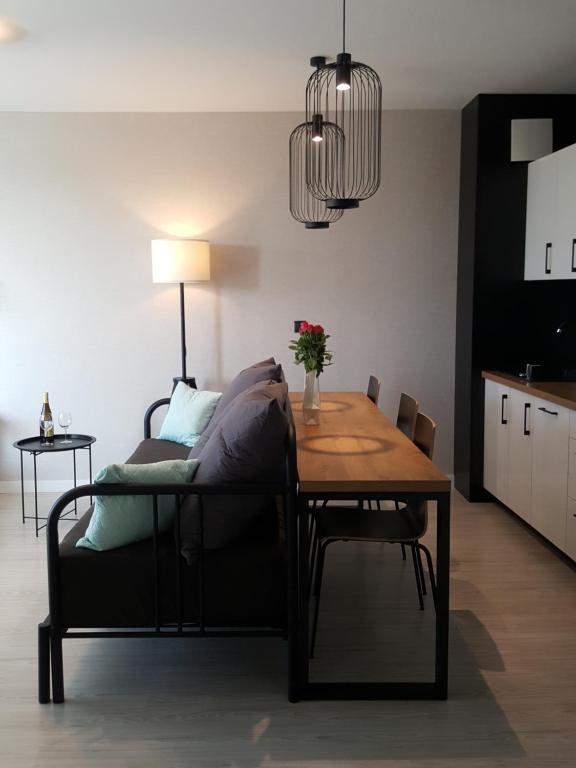 Kuchyňa alebo kuchynka v ubytovaní Apartament Bel Mare D 411