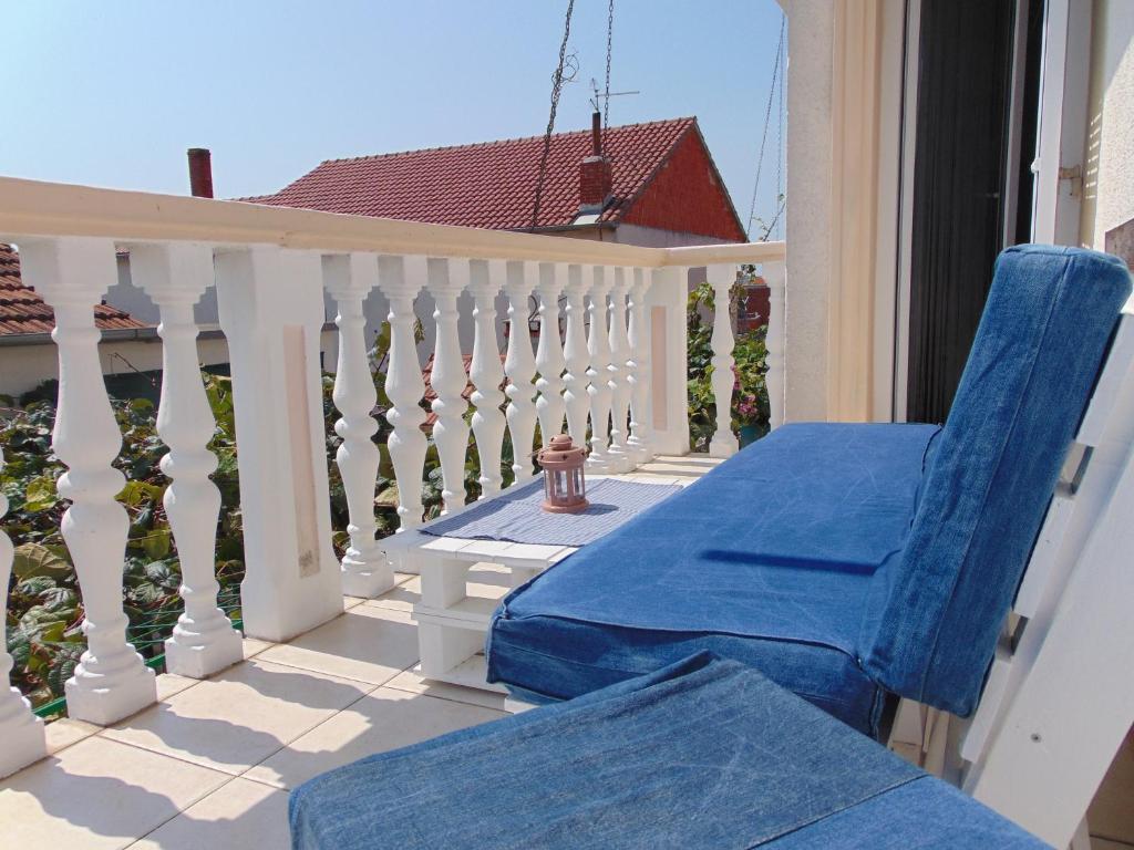 Balkón nebo terasa v ubytování Apartments Petra