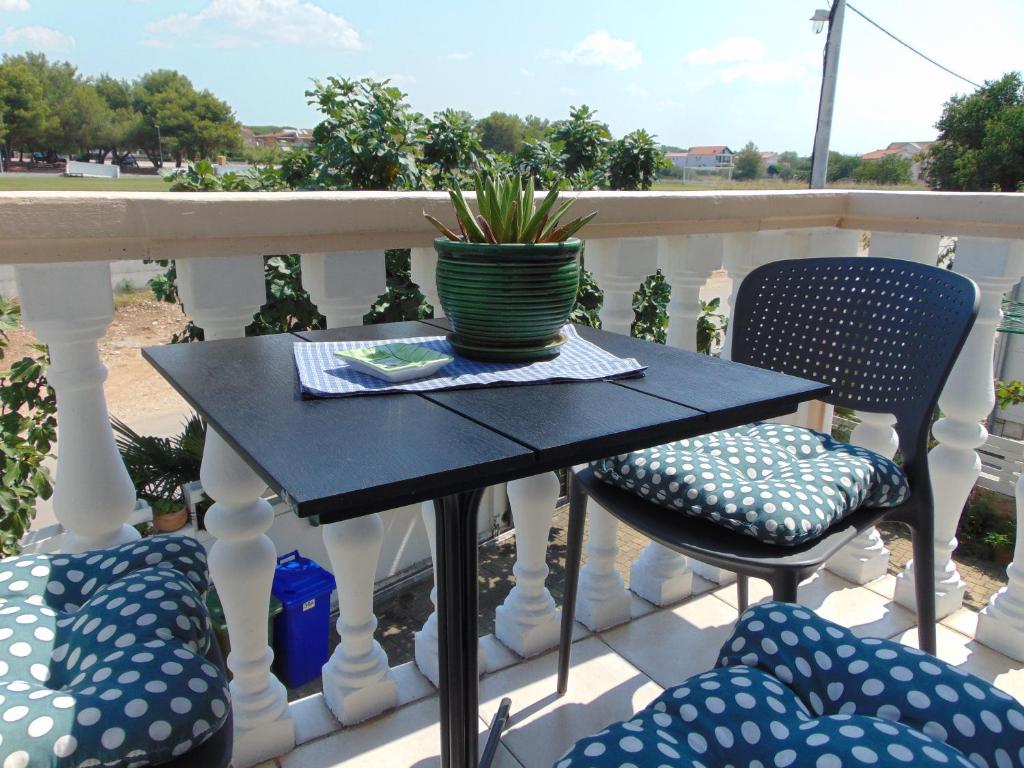 Balkón nebo terasa v ubytování Apartments Petra