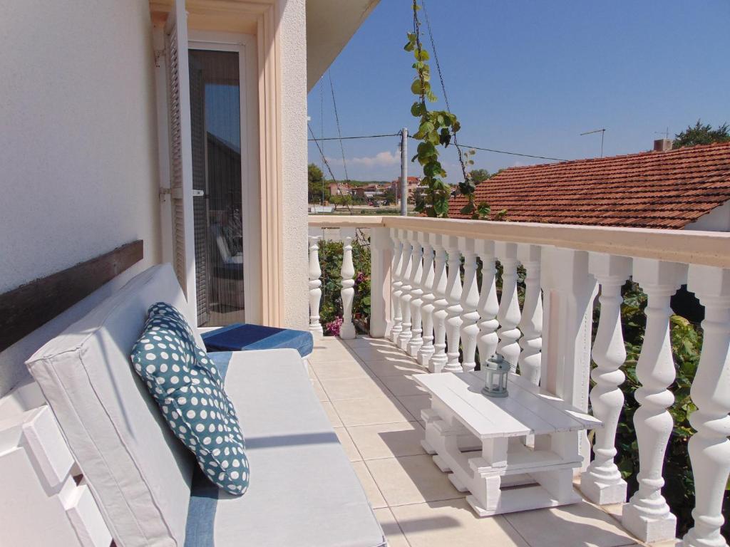 Balkón nebo terasa v ubytování Apartments Petra