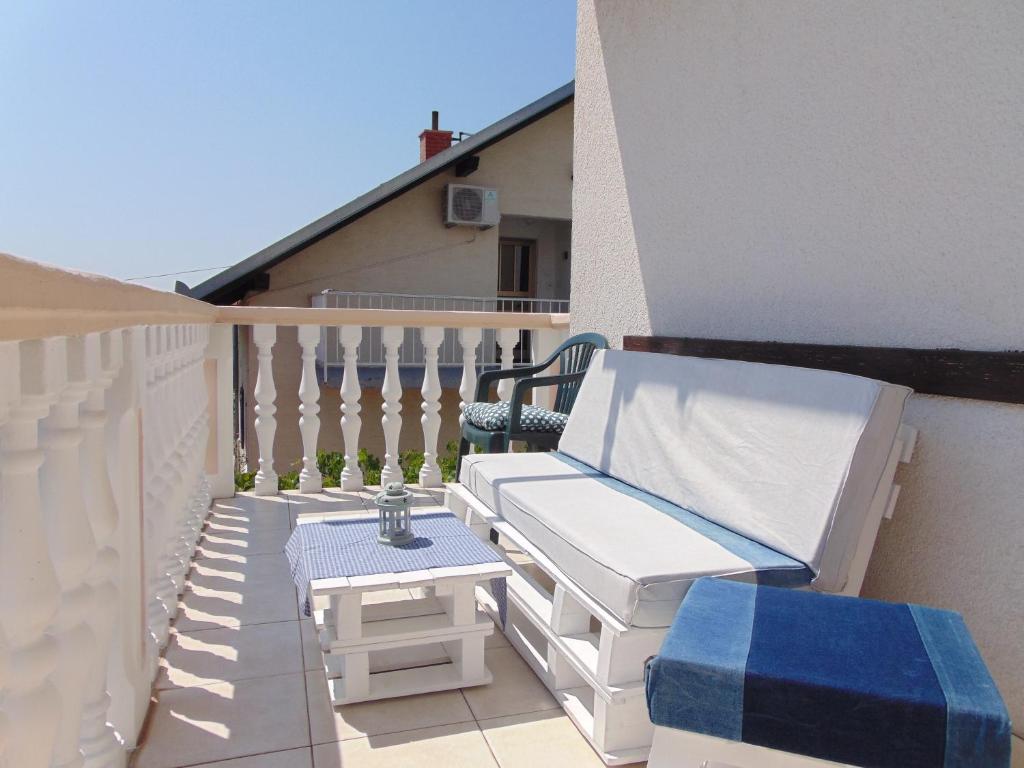 Balkón nebo terasa v ubytování Apartments Petra
